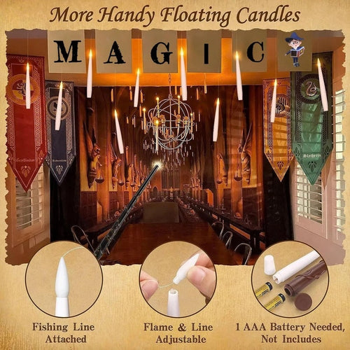 Lumitero Floating Candle Perfectly Straight Hanging